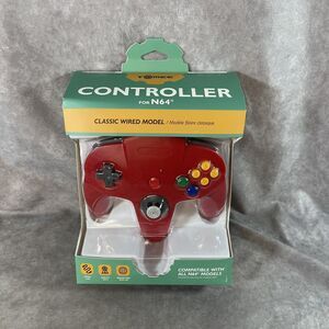 TOMEE N64 Controller Red New Sealed